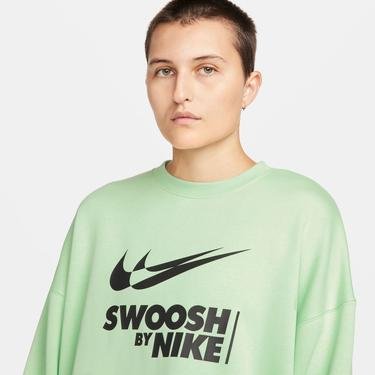  Nike Sportswear Fleece Oversize Kadın Yeşil Sweatshirt