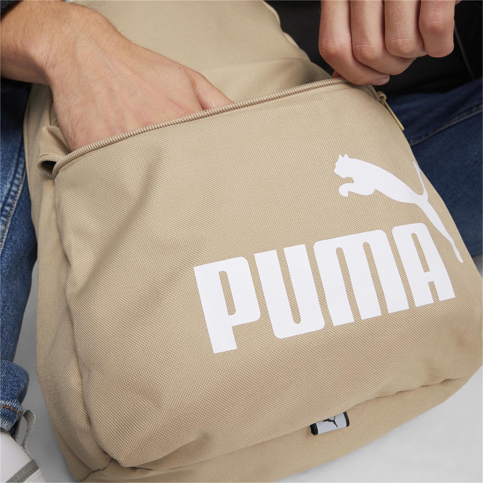 Puma Phase Unisex Bej Sırt Çantası