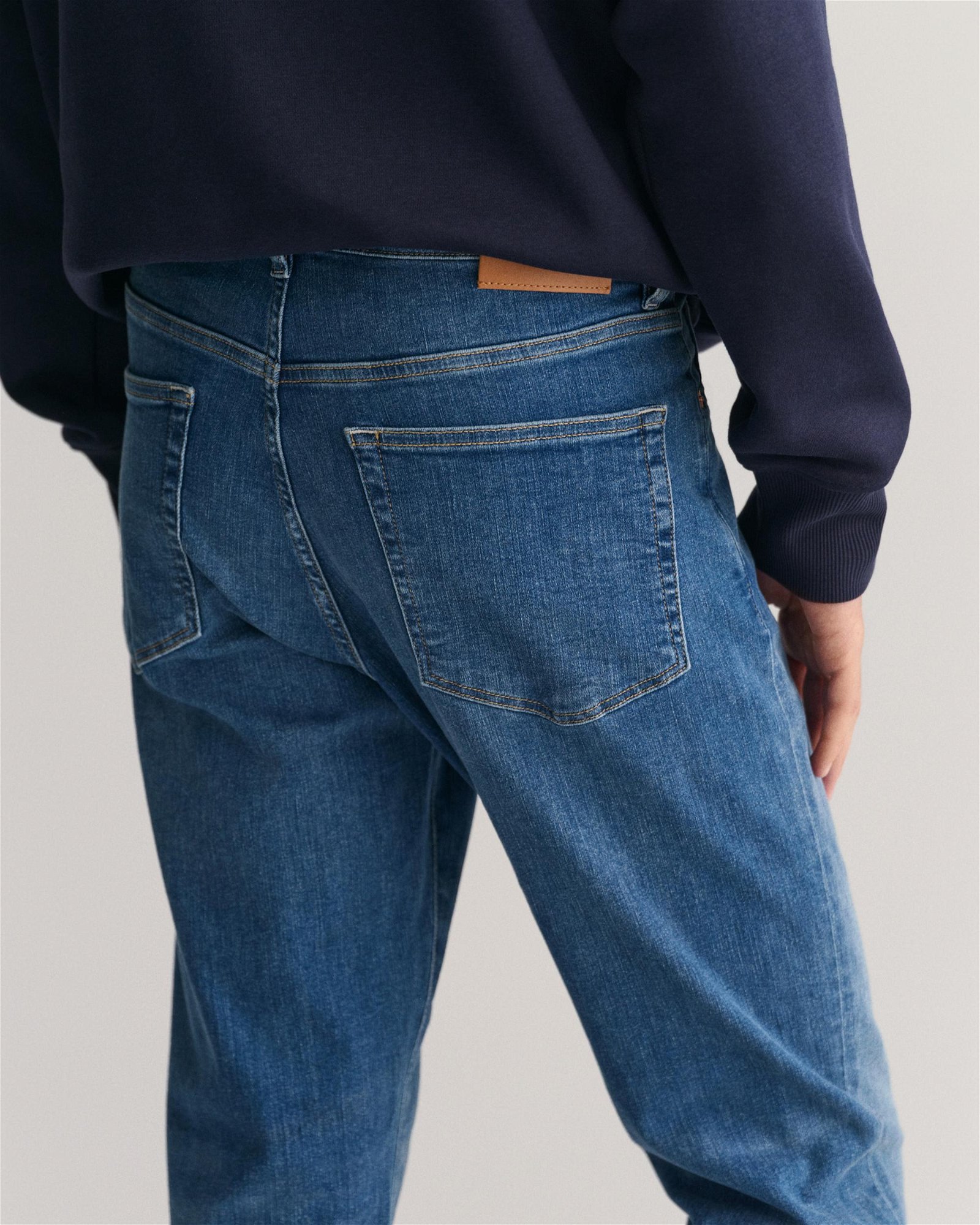 GANT Erkek Mavi Extra Slim Fit Jean