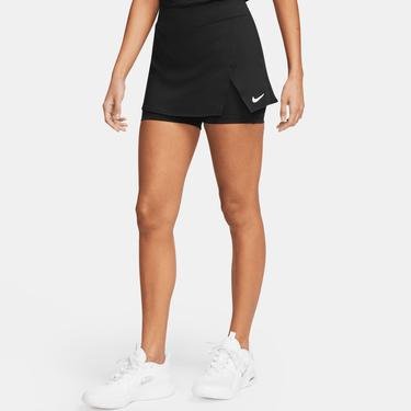  Nike Court Dri-Fit Victory Kadın Siyah Etek