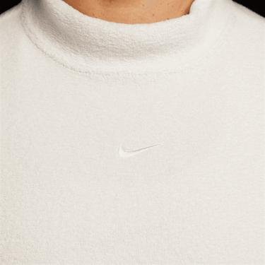  Nike Sportswear Phoenix Plush Kadın Krem Rengi Uzun Kollu T-Shirt