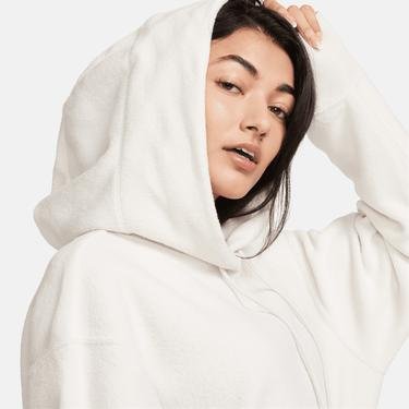  Nike Sportswear Phoenix Plush Oversize Kadın Krem Rengi Sweatshirt