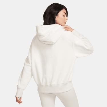  Nike Sportswear Phoenix Plush Oversize Kadın Krem Rengi Sweatshirt