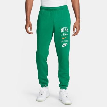  Nike Club Fleece Stack Erkek Yeşil Eşofman Altı