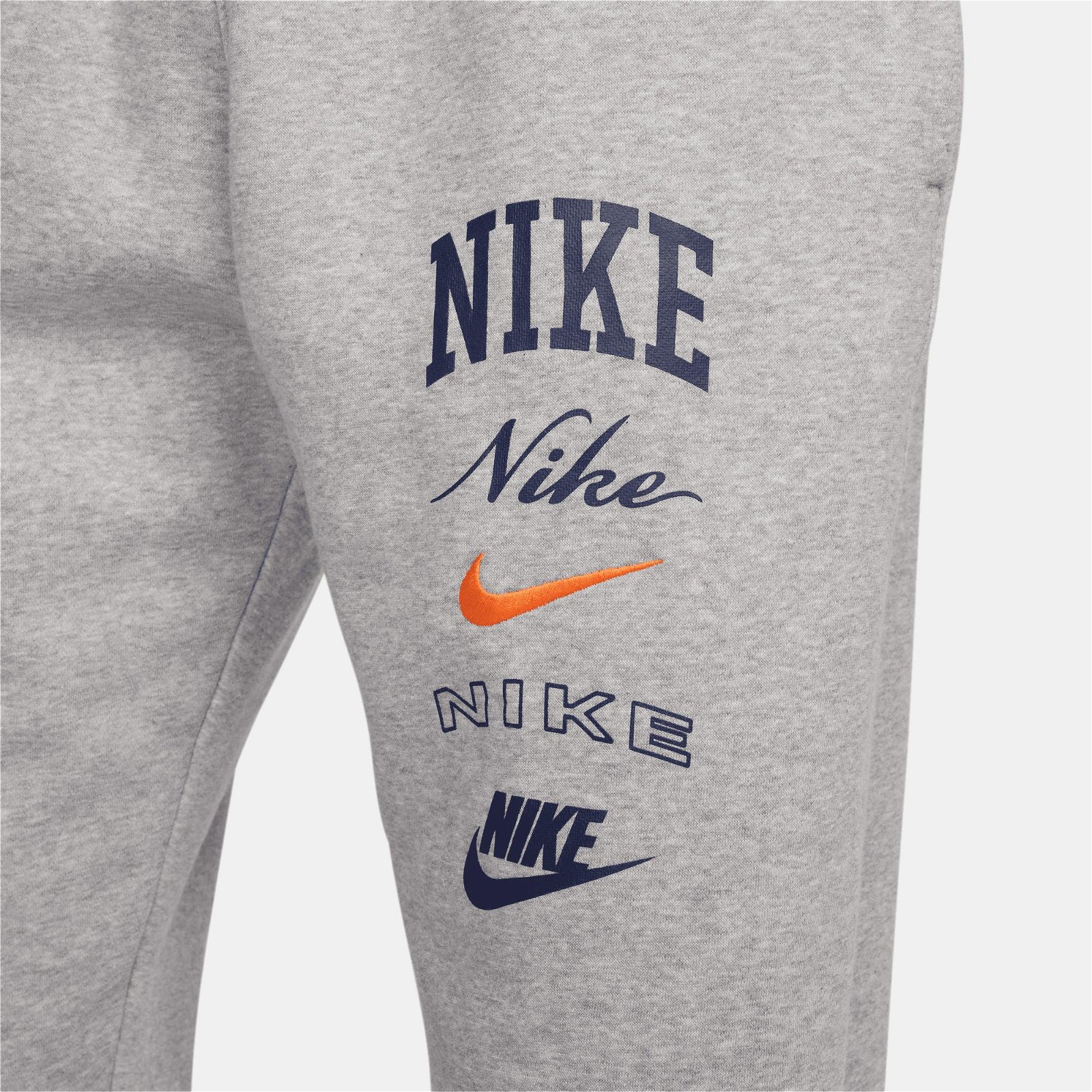 Nike Club Fleece Stack Erkek Gri Eşofman Altı
