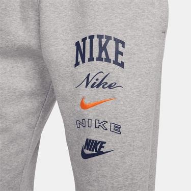  Nike Club Fleece Stack Erkek Gri Eşofman Altı