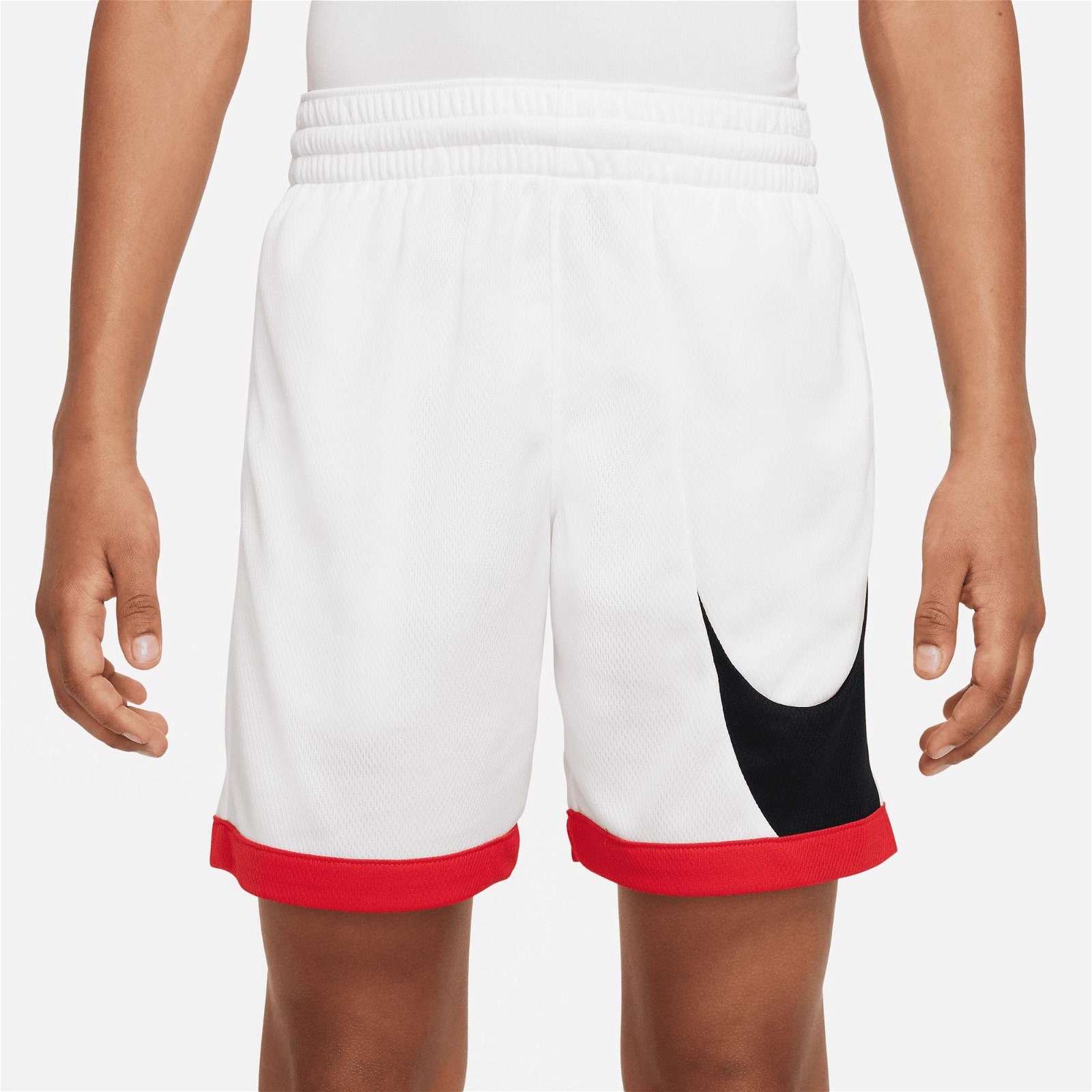 Nike Dri-Fit Basketball Çocuk Beyaz Şort