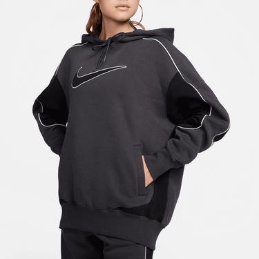  Nike Sportswear Fleece Oversize Kadın Gri Sweatshirt