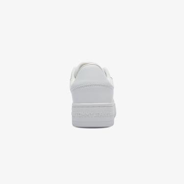  Tommy Jeans Retro Basket Ess Kadın Beyaz Sneaker
