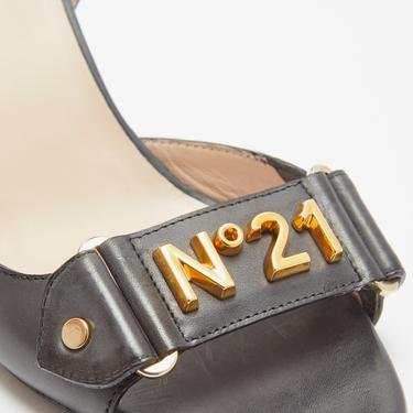  No. 21 Kadın Siyah Topuklu Ayakkabı