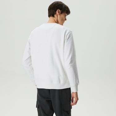  UNITED4 Classic Erkek Beyaz Sweatshirt