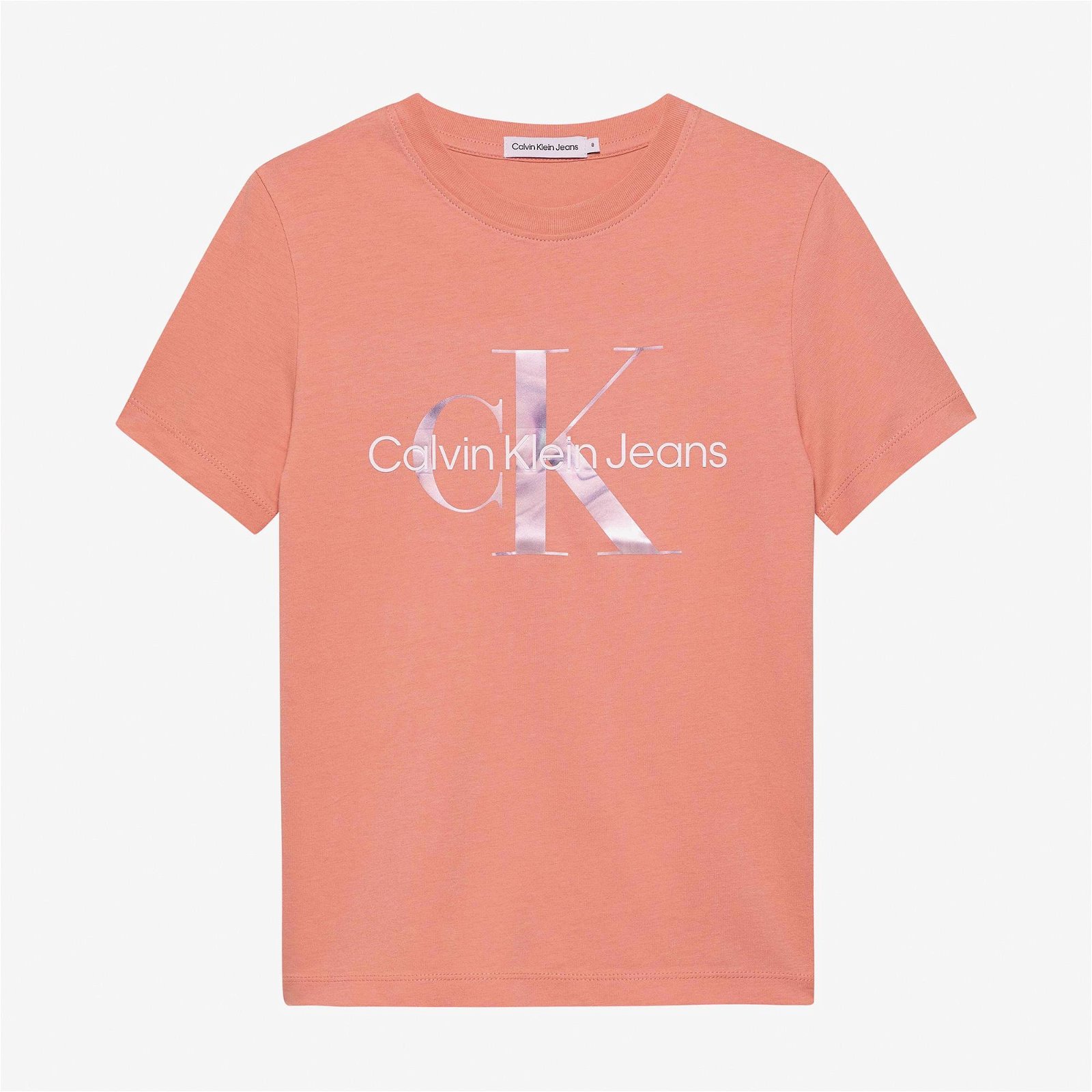 Calvin Klein Jeans Meta Minimal Çocuk Pembe T-Shirt