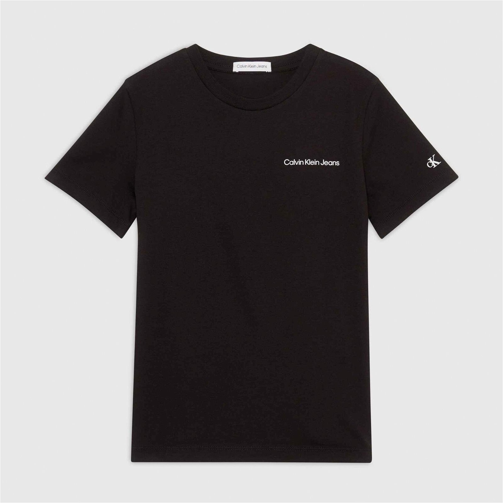Calvin Klein Jeans Inst.Logo Çocuk Siyah T-Shirt