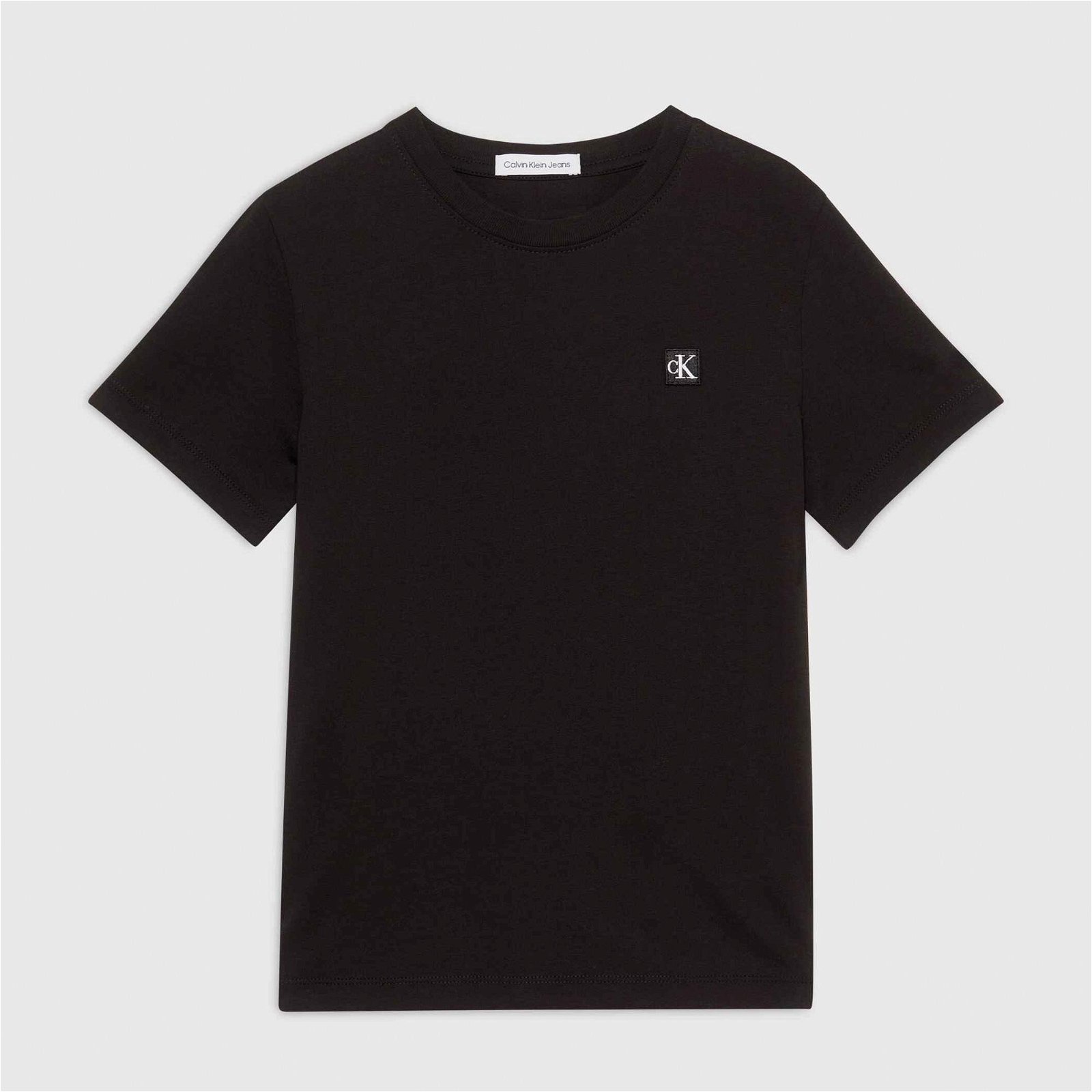 Calvin Klein Jeans Square Badge Çocuk Siyah T-Shirt