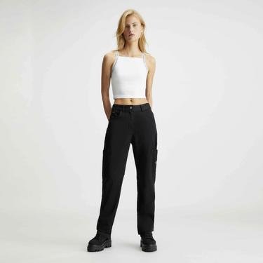  Calvin Klein Jeans Logo Elastic Kadın Beyaz Bluz