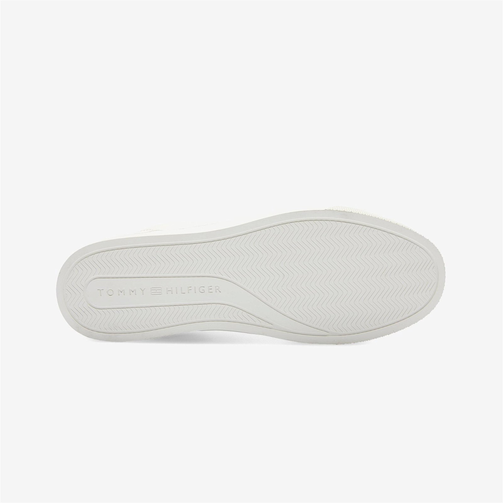 Tommy Hilfiger Essential Cupsole Gold Kadın Beyaz Sneaker