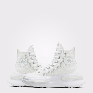  Converse Run Star Legacy CX Platform Studded Kadın Beyaz Sneaker