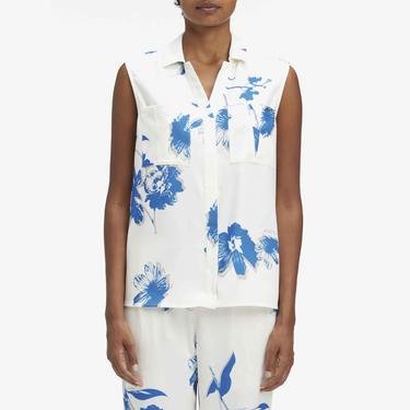  Calvin Klein Classics Kadın Beyaz Bluz