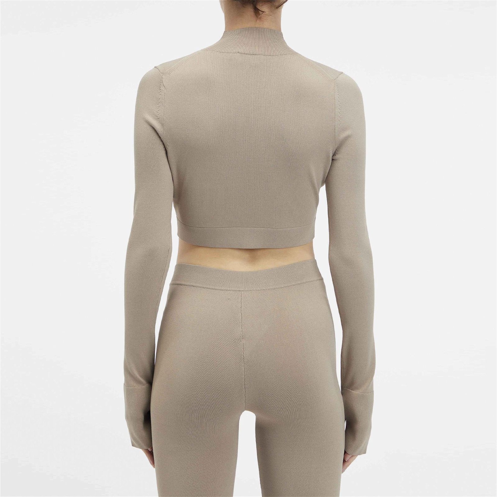 Calvin Klein Elevated Daywear Kadın Haki Bluz
