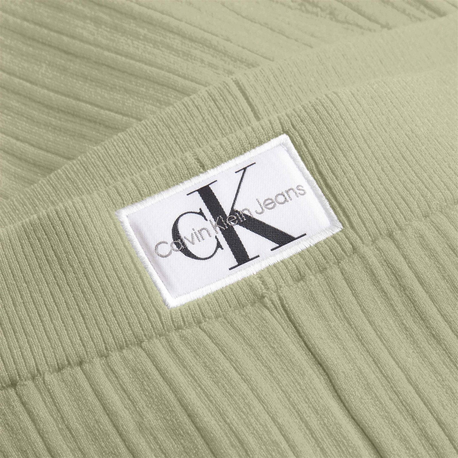 Calvin Klein Jeans Woven Label Kadın Yeşil Şort