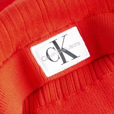  Calvin Klein Jeans Woven Label Kadın Kırmızı Bluz