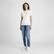 Calvin Klein Jeans Second Skin Kadın Beyaz T-Shirt