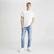 Calvin Klein Jeans Institutional Erkek Beyaz T-shirt