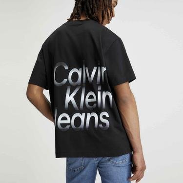  Calvin Klein Jeans Diffused Erkek Siyah T-Shirt