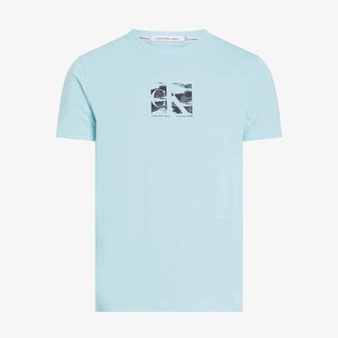  Calvin Klein Jeans Core Essentials Erkek Mavi T-Shirt