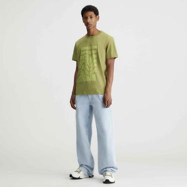  Calvin Klein Jeans Meta Minimal Erkek Yeşil T-Shirt