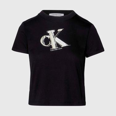  Calvin Klein Jeans Meta Minimal Kadın Siyah Bluz