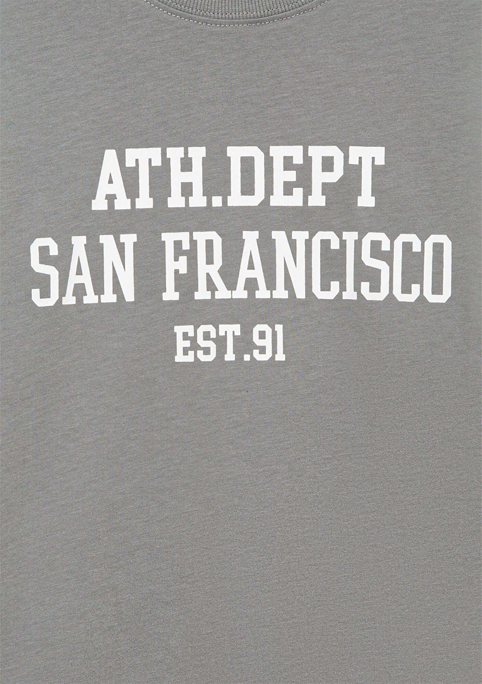 Mavi San Francisco Baskılı Gri Tişört Oversize / Geniş Kesim 6610197-86958
