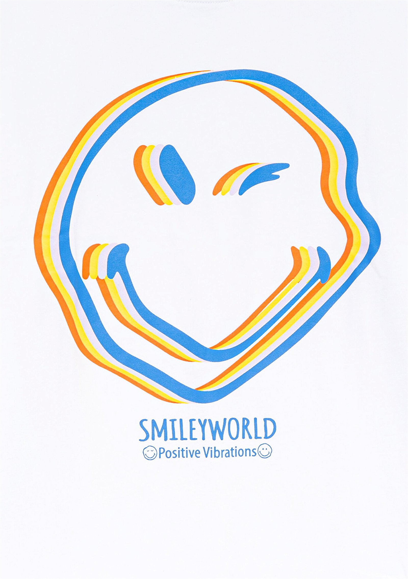 Mavi Mavi X SmileyWorld Beyaz Tişört Oversize / Geniş Kesim 6610172-620