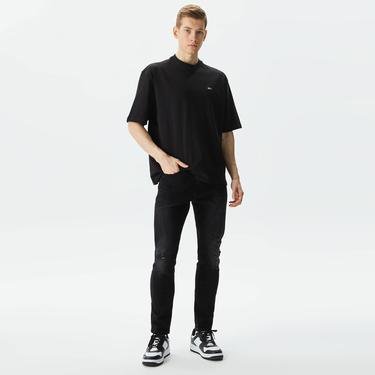  Tommy Jeans Solid Erkek Siyah T-Shirt