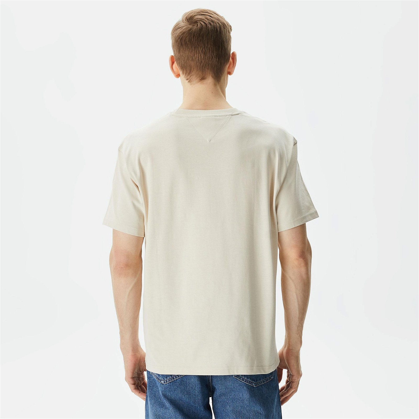 Tommy Jeans New Classics Erkek Bej T-Shirt