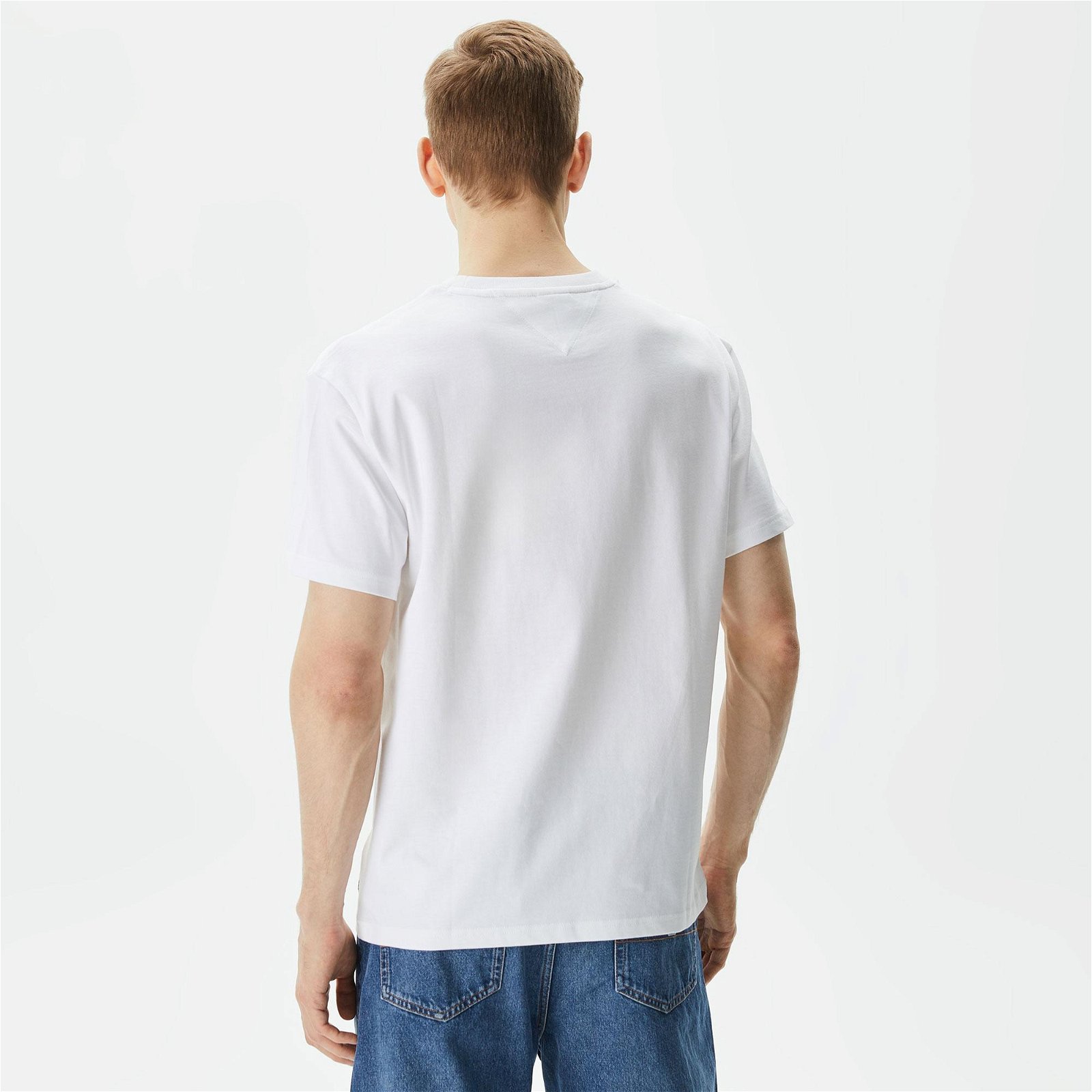 Tommy Jeans New Classics Erkek Beyaz T-Shirt