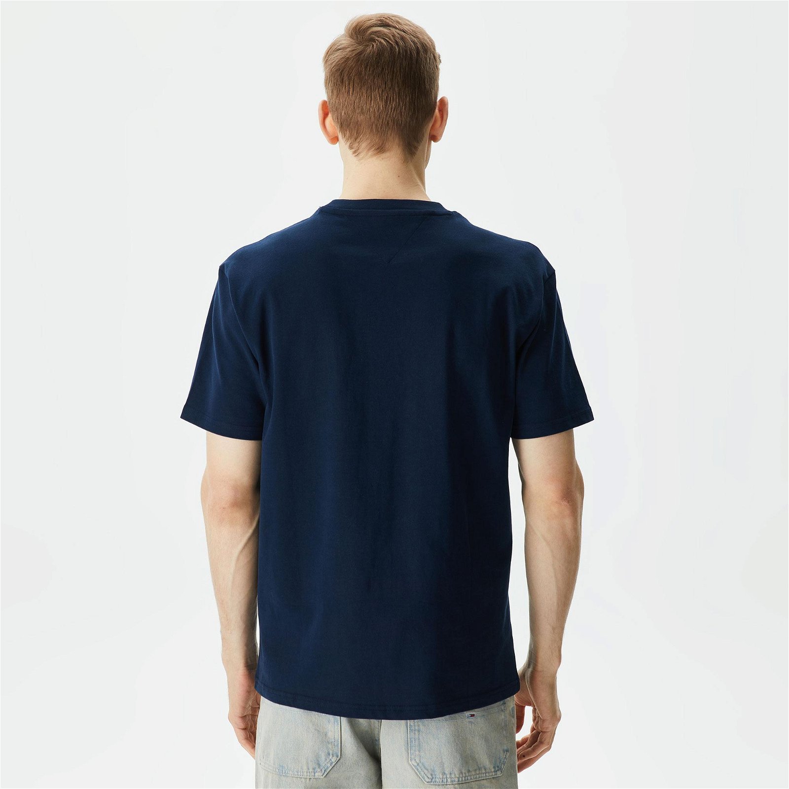Tommy Jeans Reg Varsity Luxe Erkek Lacivert T-Shirt