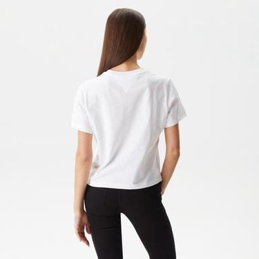  Tommy Jeans Essential Logo 2 + Kadın Beyaz T-Shirt