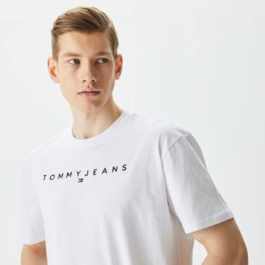  Tommy Hilfiger Erkek Beyaz Tshirt