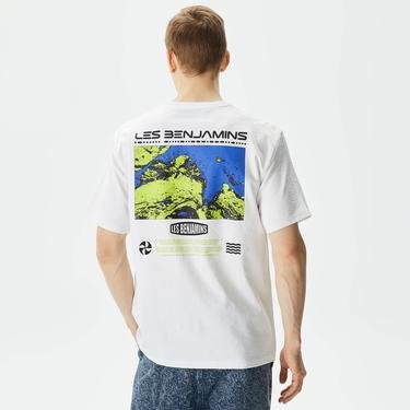  Les Benjamins Kısmet Voyage East to West 013 Erkek Beyaz T-Shirt
