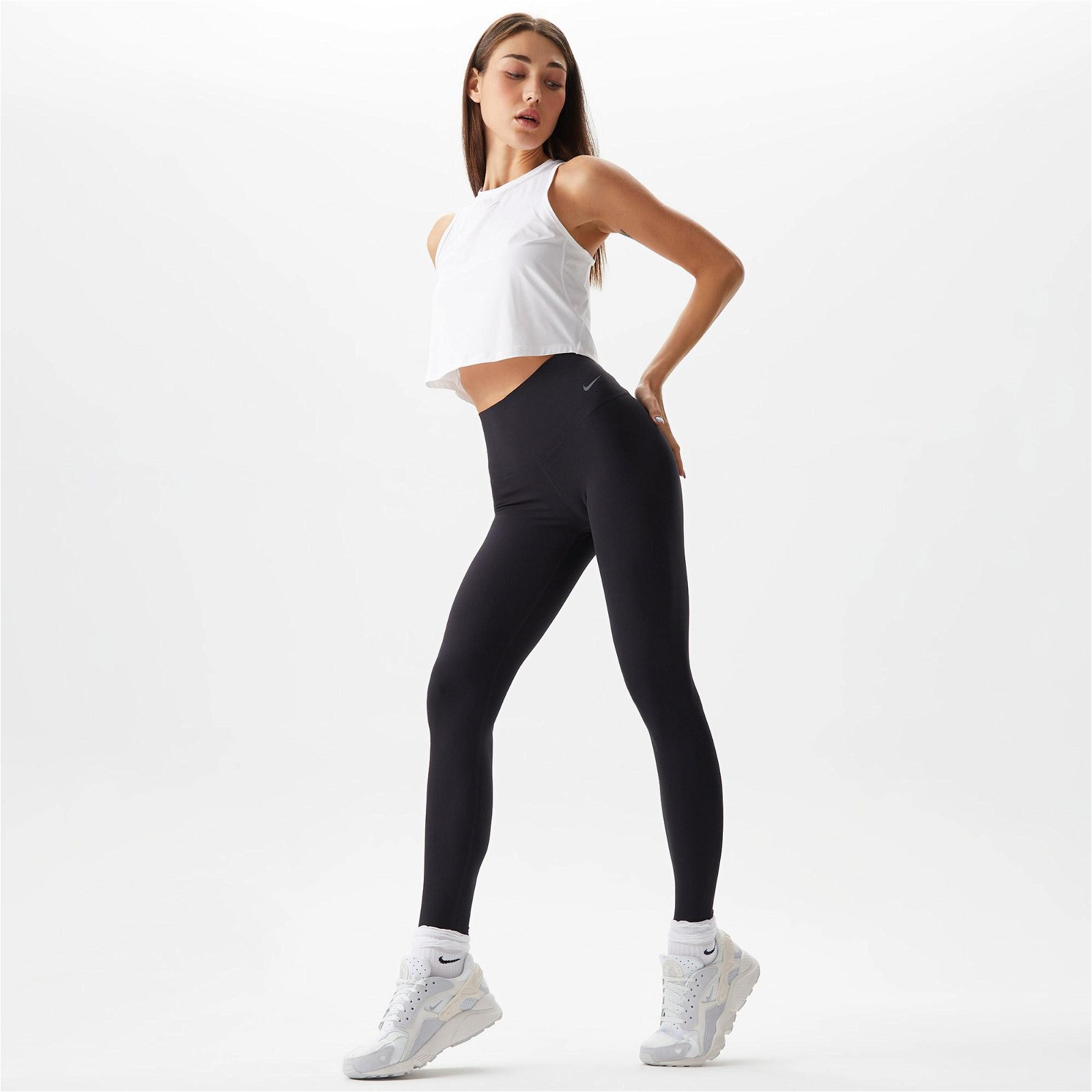 Nike Dri-Fit Zenvy High Rise Kadın Siyah Tayt