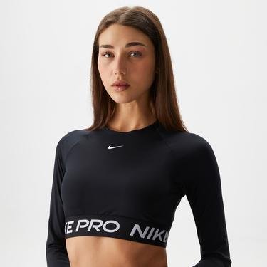  Nike Pro Dri-Fit 365 Kadın Siyah Uzun Kollu T-Shirt