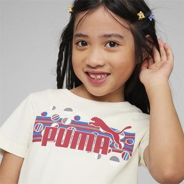  Puma Essential Summer Çocuk Bej T-Shirt