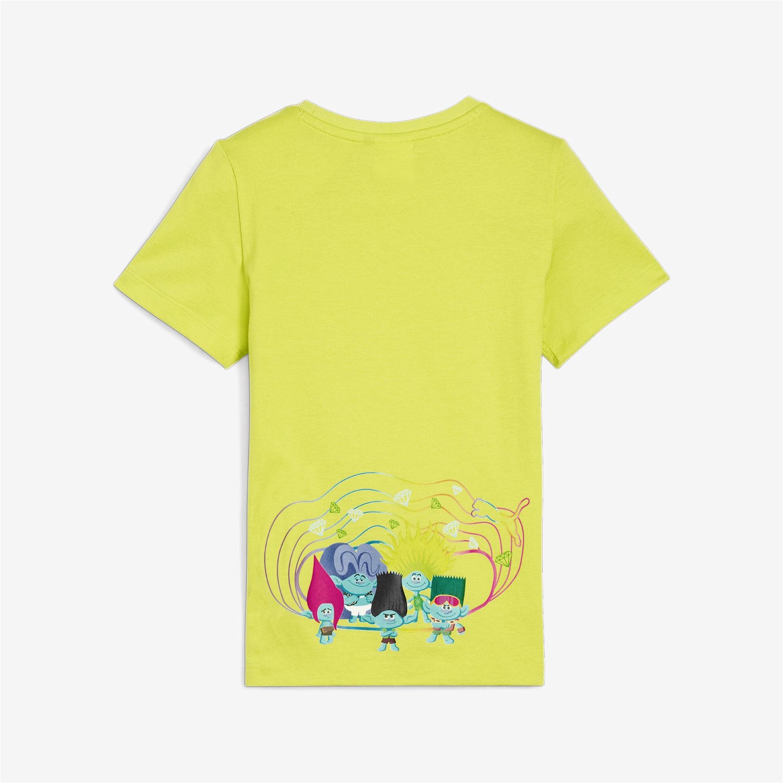 Puma X Trolls Çocuk Sarı T-Shirt