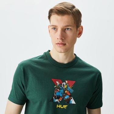  HUF Future Shock Erkek Yeşil T-Shirt