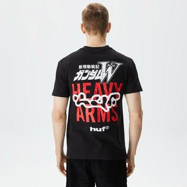  HUF Heavy Arms Erkek Siyah T-Shirt