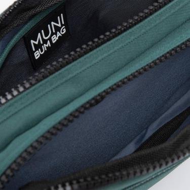  MuniBum Bag Grace Double Unisex Yeşil Bel Çantası