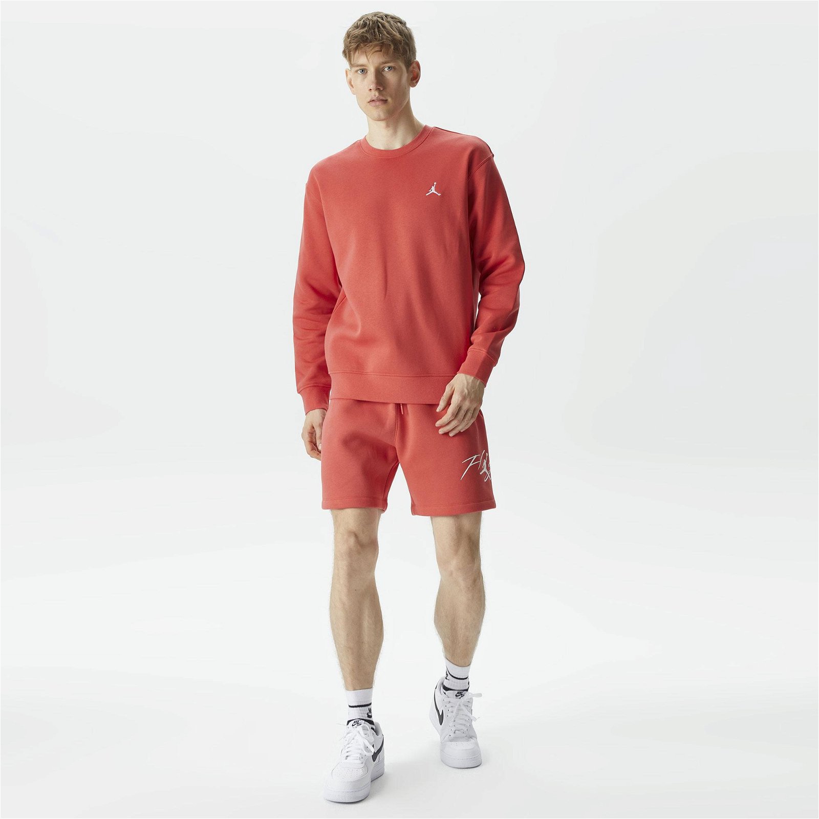 Jordan Essentials Fleece Erkek Kırmızı Şort