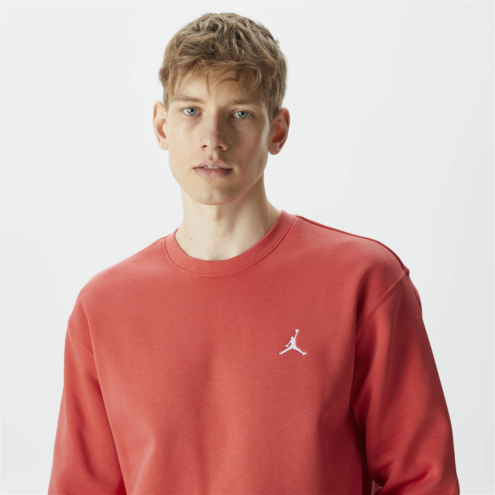 Jordan Essentials Fleece Erkek Kırmızı Sweatshirt