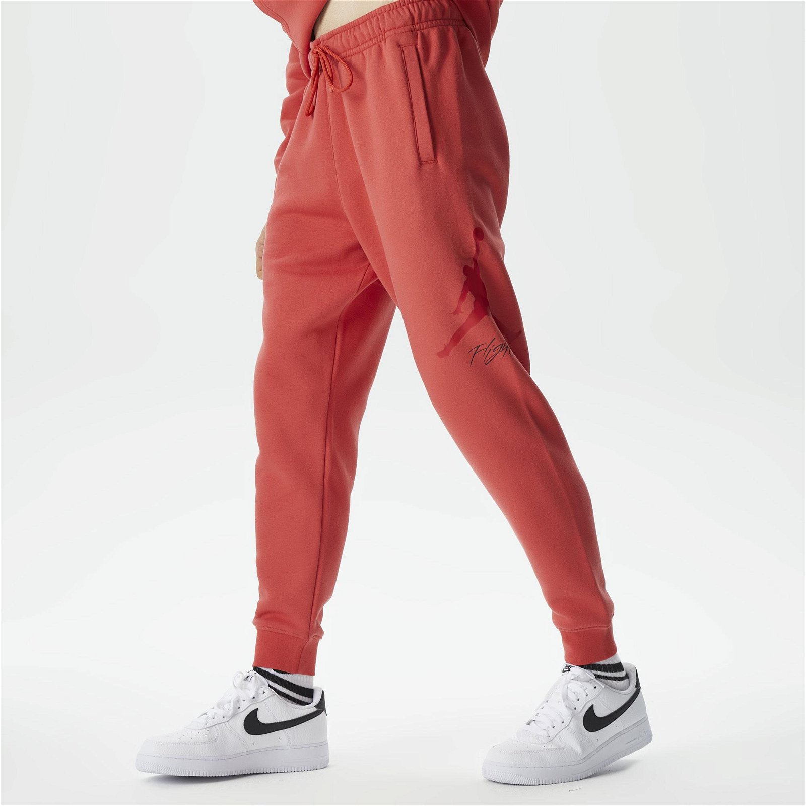 Jordan Essentials Fleece Baseline Erkek Kırmızı Eşofman Altı
